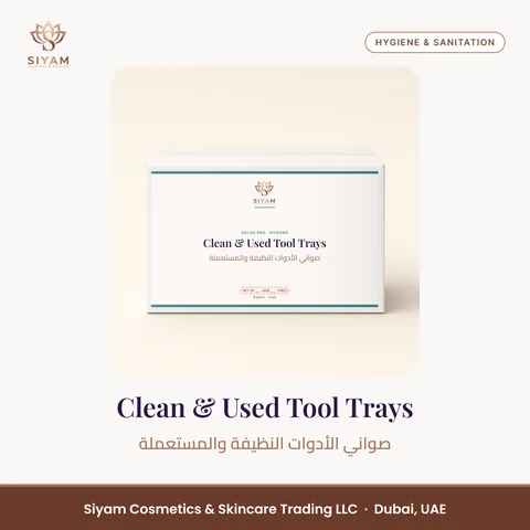 Clean & Used Tool Trays – Siyam Cosmetics Hygiene & Sanitation
